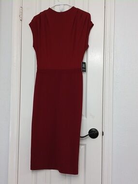 NWT Express Classic Maroon/Burgundy Sheath Dress